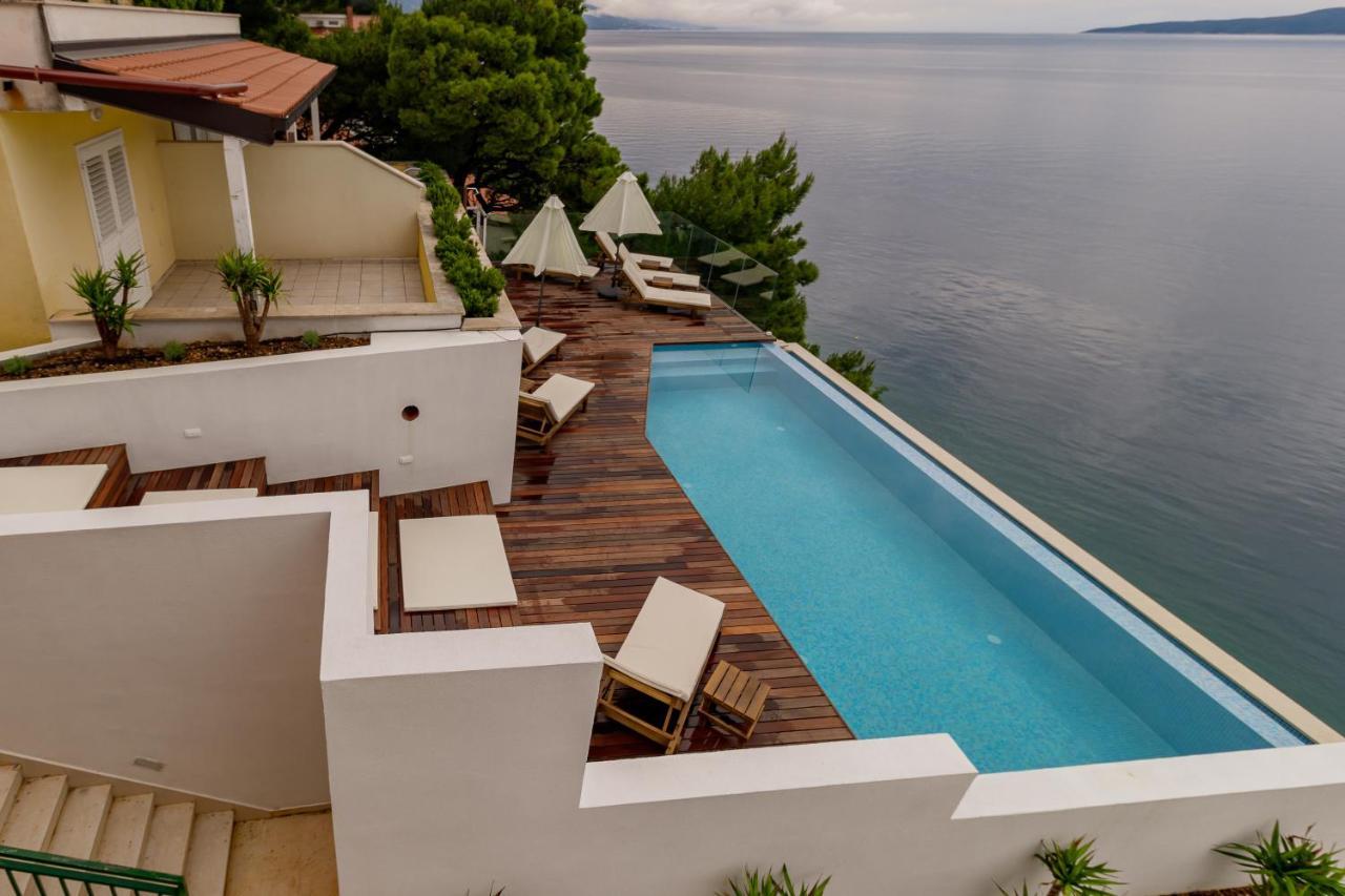 Luxury Apartments Villa Ruzmarina With New Heated Infinity Pool And Lounge Area Marusici  Εξωτερικό φωτογραφία